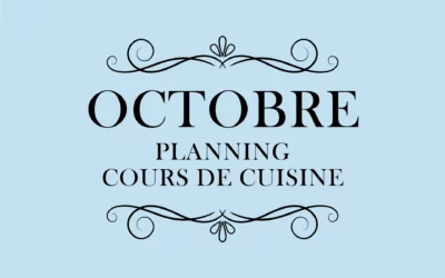 Cours de cuisine – Octobre